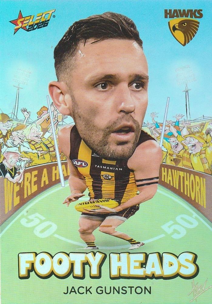 Jack Gunston #FH56 Hawthorn Hawks | 2026 Select AFL Footy Stars - Footy Heads