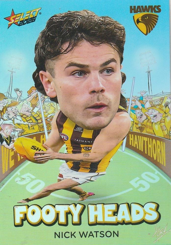 Nick Watson #FH59 Hawthorn Hawks | 2026 Select AFL Footy Stars - Footy Heads