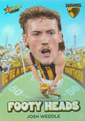 Josh Weddle #FH60 Hawthorn Hawks | 2026 Select AFL Footy Stars - Footy Heads