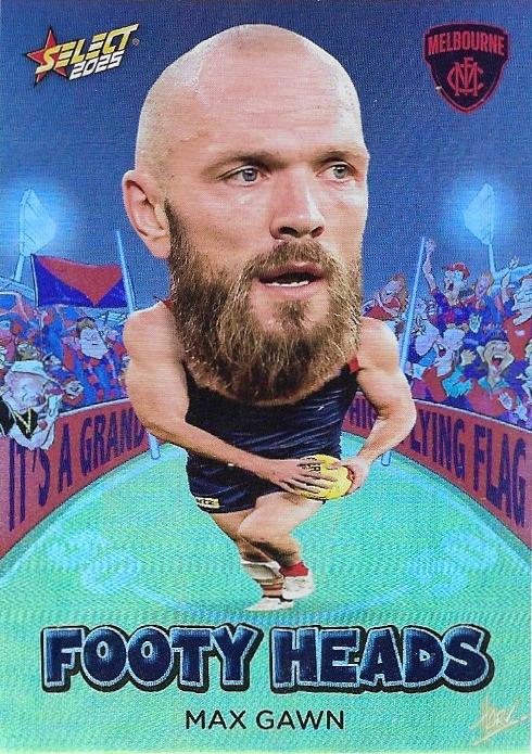 Max Gawn #FH62 Melbourne Demons | 2025 Select AFL Footy Stars - Footy Heads