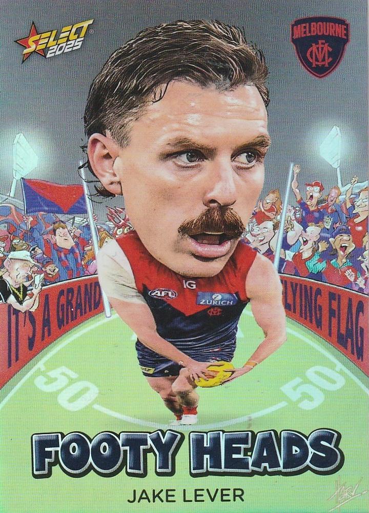 Jake Lever #FH63 Melbourne Demons | 2025 Select AFL Footy Stars - Footy Heads