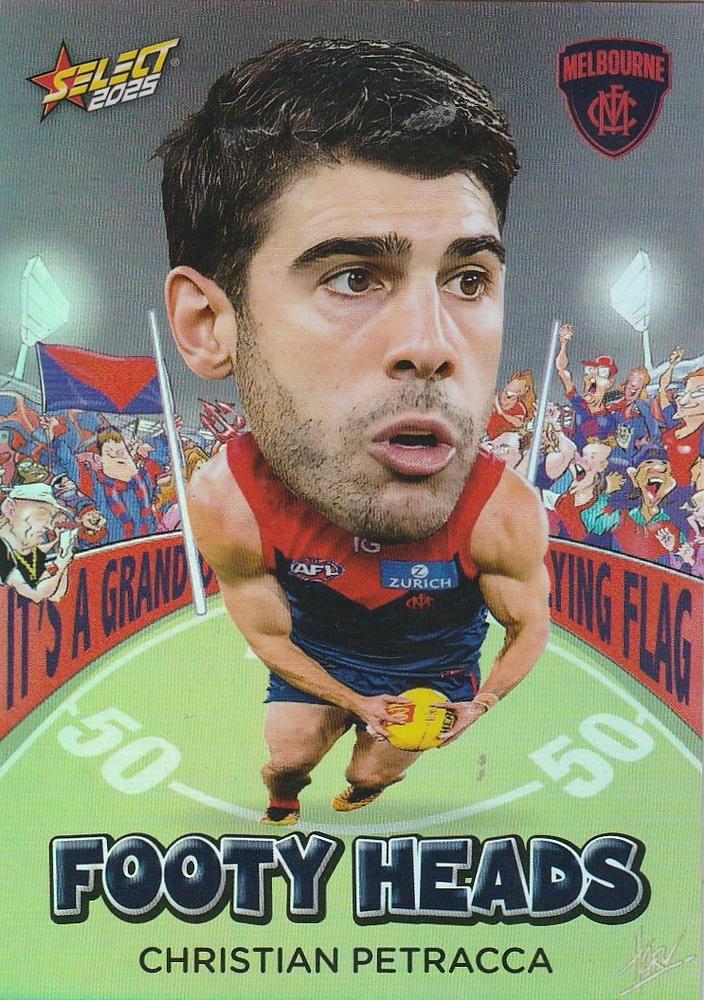Christian Petracca #FH65 Melbourne Demons | 2025 Select AFL Footy Stars - Footy Heads