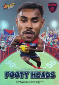 Kysaiah Pickett #FH66 Melbourne Demons | 2025 Select AFL Footy Stars - Footy Heads