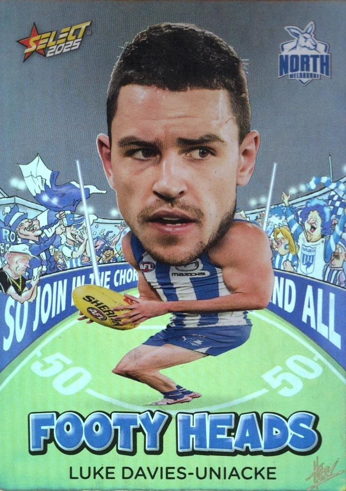 Luke Davies-Uniacke #FH67 North Melbourne Kangaroos | 2025 Select AFL Footy Stars - Footy Heads