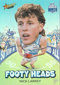 Nick Larkey #FH67 North Melbourne Kangaroos | 2026 Select AFL Footy Stars - Footy Heads