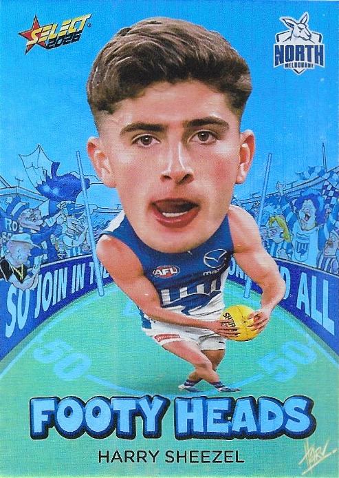 Harry Sheezel #FH71 North Melbourne Kangaroos | 2026 Select AFL Footy Stars - Footy Heads