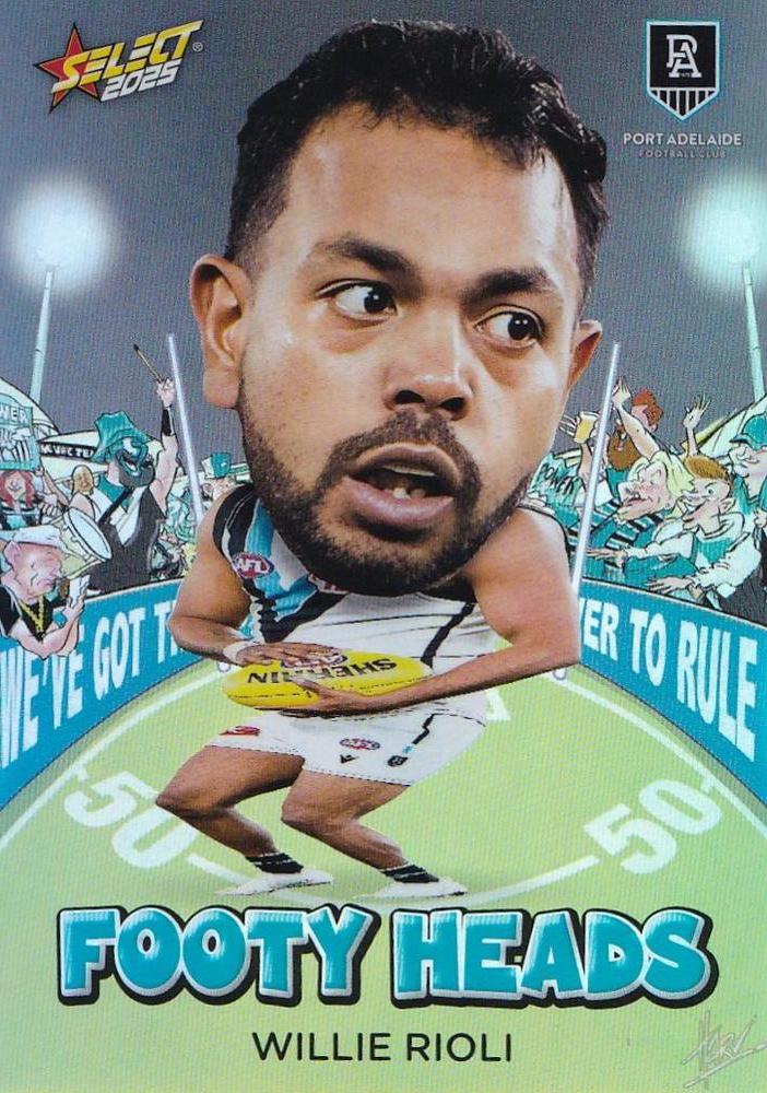 Willie Rioli #FH76 Port Adelaide Power | 2025 Select AFL Footy Stars - Footy Heads