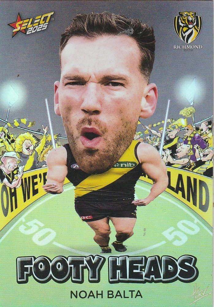 Noah Balta #FH79 Richmond Tigers | 2025 Select AFL Footy Stars - Footy Heads
