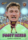 Harris Andrews #FH7 Brisbane Lions | 2025 Select AFL Footy Stars - Footy Heads