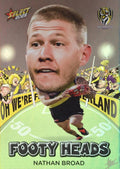 Nathan Broad #FH80 Richmond Tigers | 2025 Select AFL Footy Stars - Footy Heads