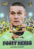 Jayden Short #FH82 Richmond Tigers | 2025 Select AFL Footy Stars - Footy Heads