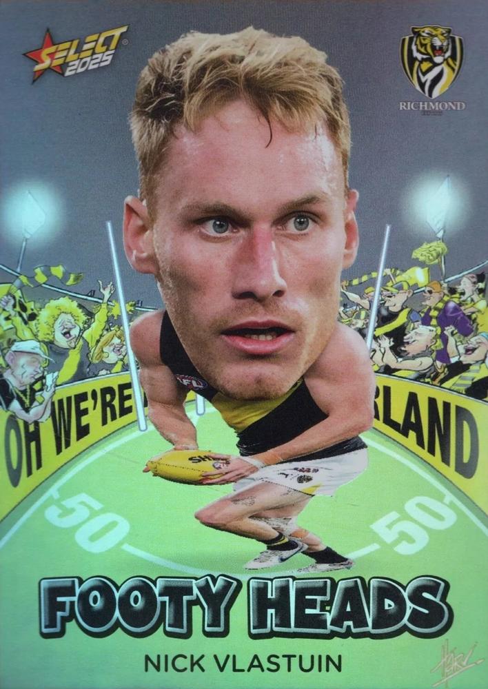 Nick Vlastuin #FH84 Richmond Tigers | 2025 Select AFL Footy Stars - Footy Heads