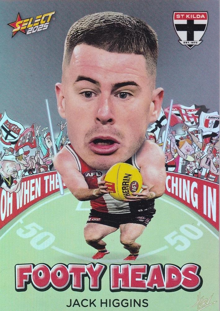 Jack Higgins #FH85 St. Kilda Saints | 2025 Select AFL Footy Stars - Footy Heads