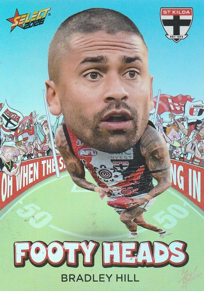 Bradley Hill #FH85 St. Kilda Saints | 2026 Select AFL Footy Stars - Footy Heads