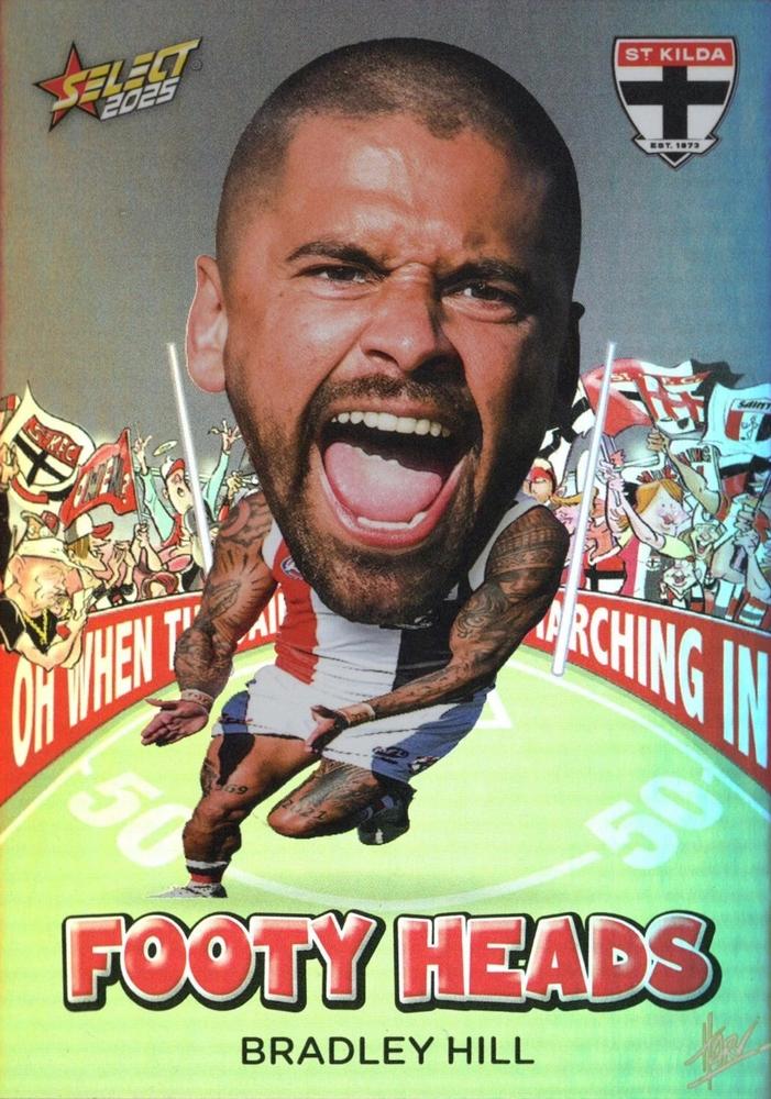Brad Hill #FH86 St. Kilda Saints | 2025 Select AFL Footy Stars - Footy Heads