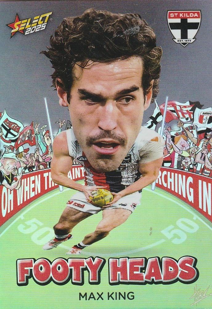 Max King #FH87 St. Kilda Saints | 2025 Select AFL Footy Stars - Footy Heads