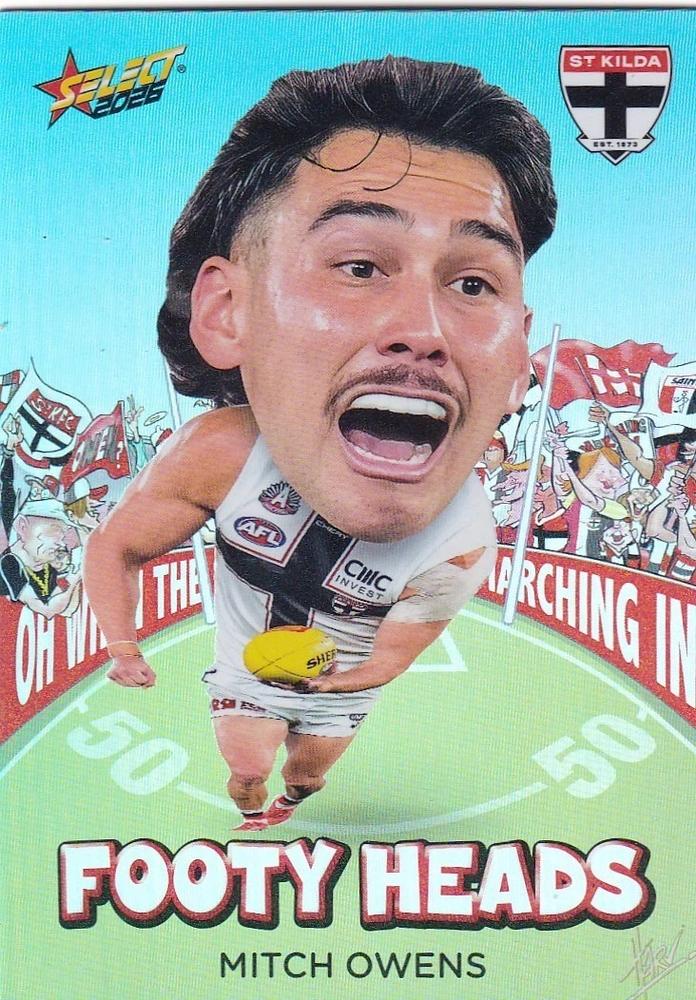 Mitch Owens #FH87 St. Kilda Saints | 2026 Select AFL Footy Stars - Footy Heads