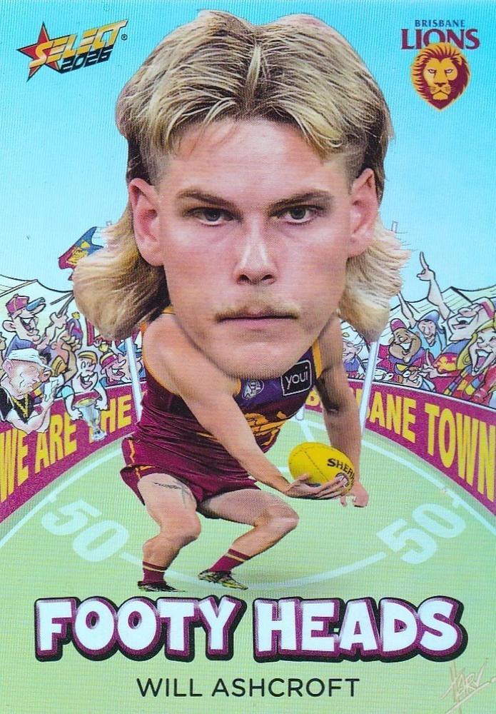 Will Ashcroft #FH8 Brisbane Lions | 2026 Select AFL Footy Stars - Footy Heads