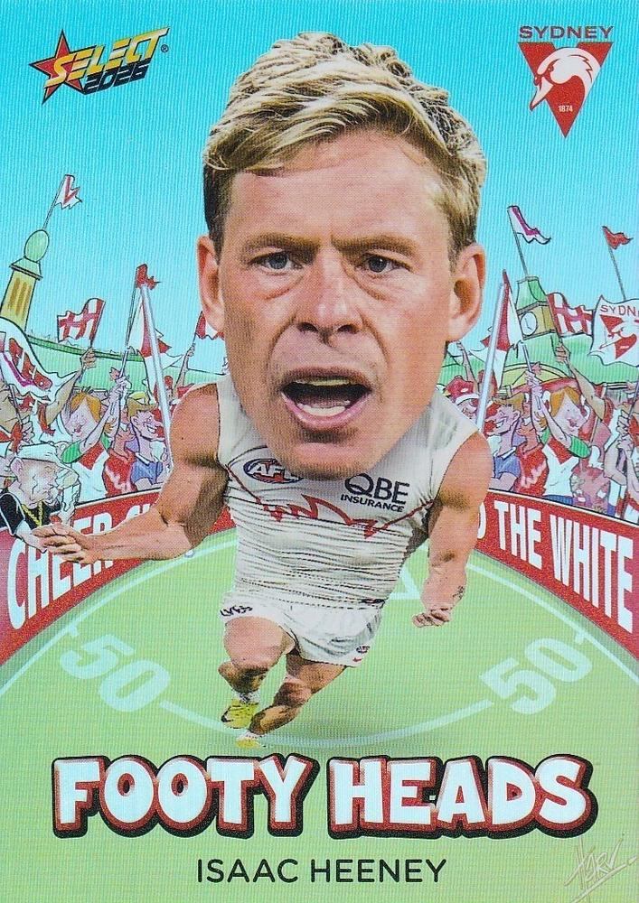 Isaac Heeney #FH93 Sydney Swans | 2026 Select AFL Footy Stars - Footy Heads
