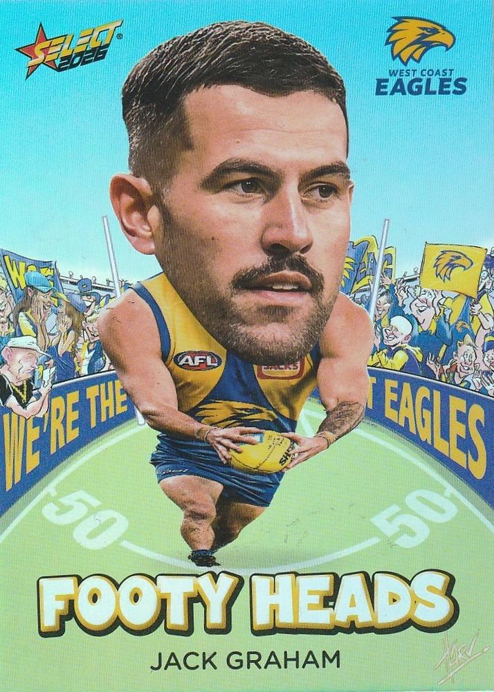 Jack Graham #FH99 West Coast Eagles | 2026 Select AFL Footy Stars - Footy Heads