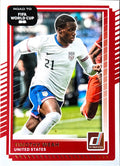 Timothy Weah #21 USA | 2025-26 Donruss Road to FIFA World Cup