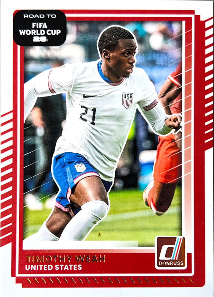 Timothy Weah #21 USA | 2025-26 Donruss Road to FIFA World Cup