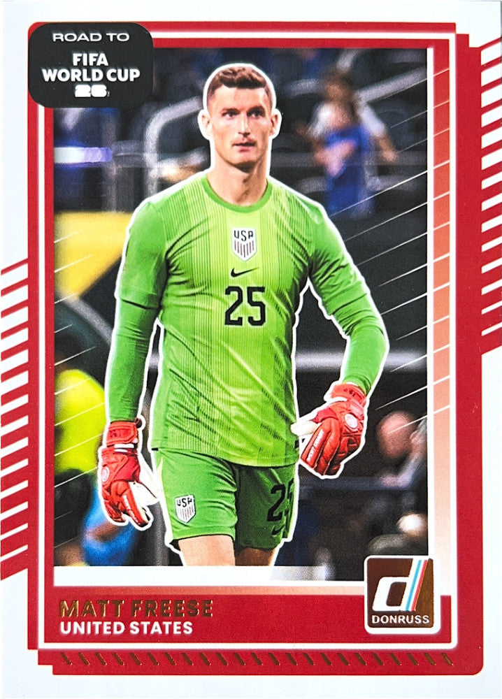 Matt Freese #28 USA | 2025-26 Donruss Road to FIFA World Cup