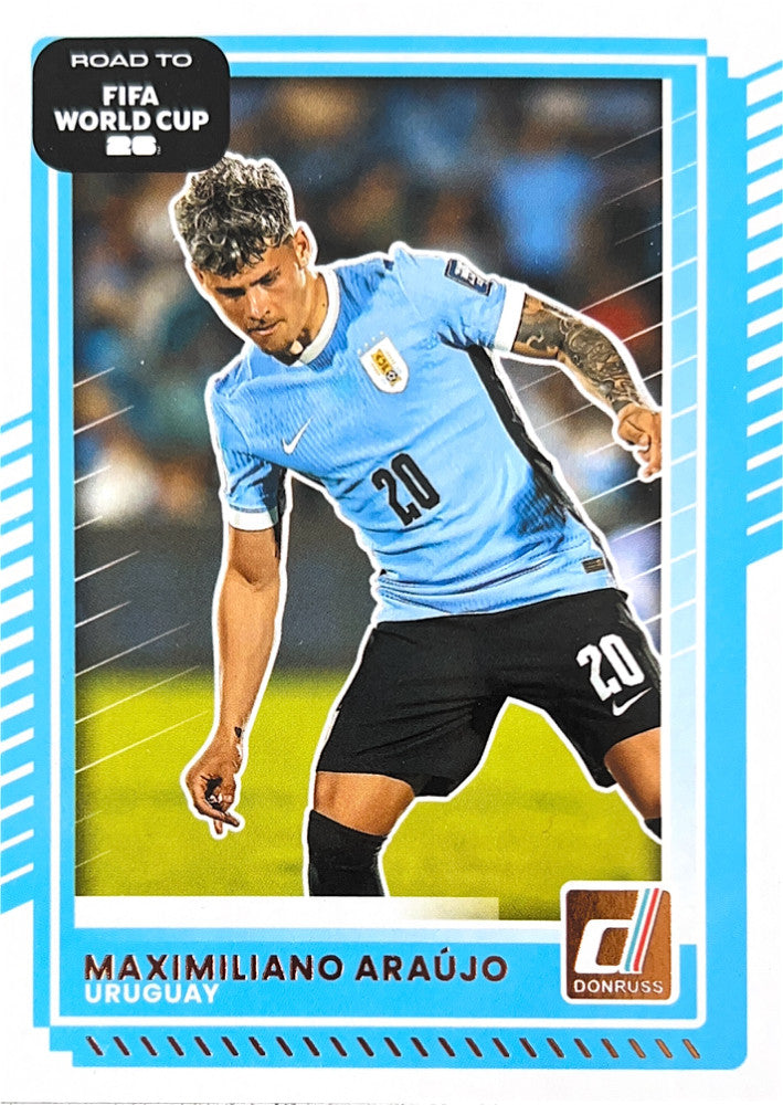 Maximiliano Araujo #48 Uruguay | 2025-26 Donruss Road to FIFA World Cup