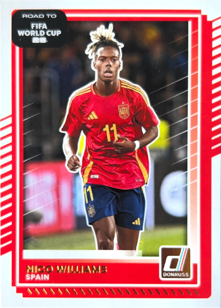 Nico Williams #12 Spain | 2025-26 Donruss Road to FIFA World Cup