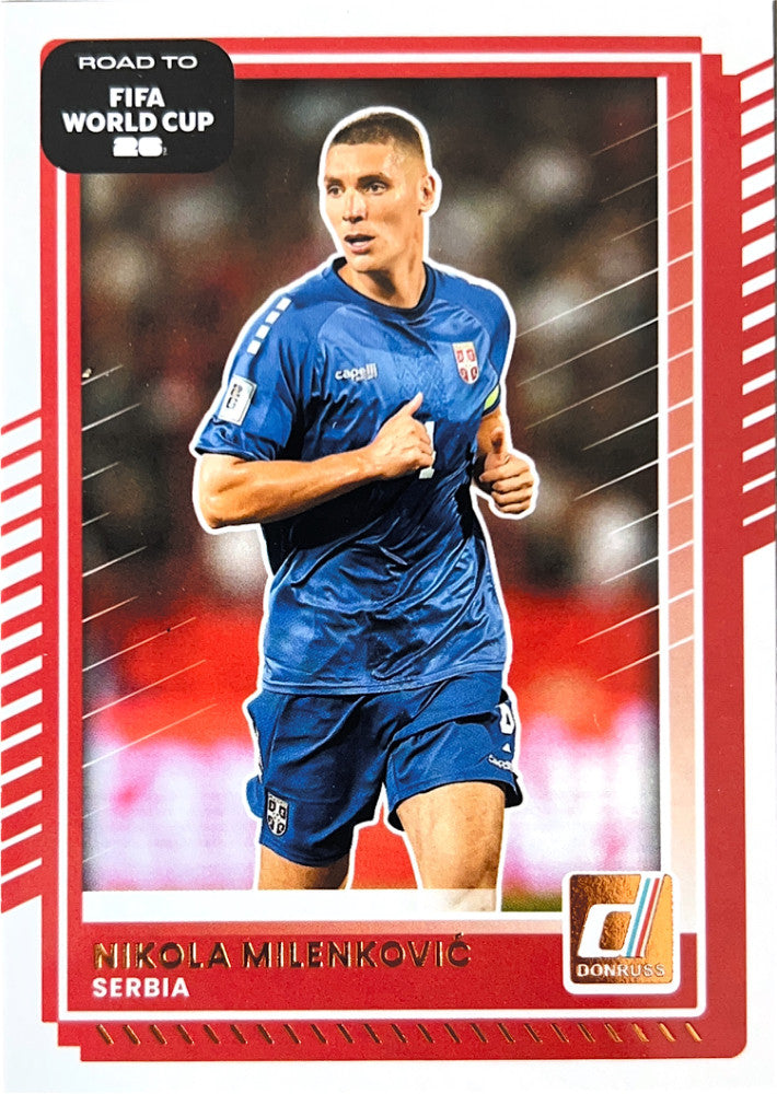Nikola Milenkovic #56 Serbia | 2025-26 Donruss Road to FIFA World Cup
