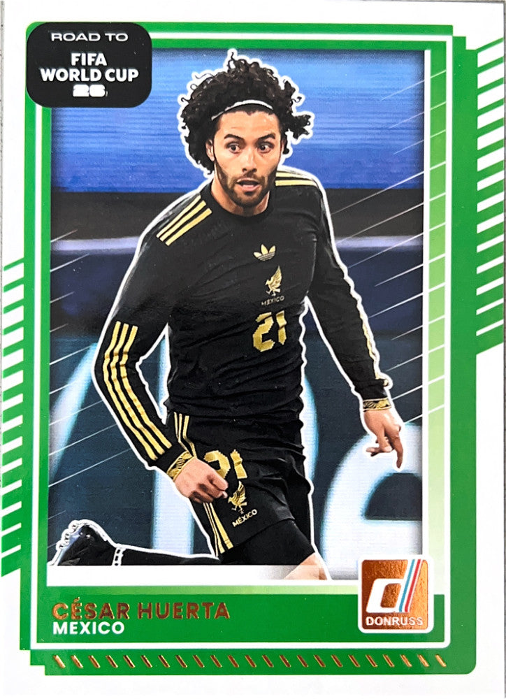 Cesar Huerta #77 Mexico | 2025-26 Donruss Road to FIFA World Cup