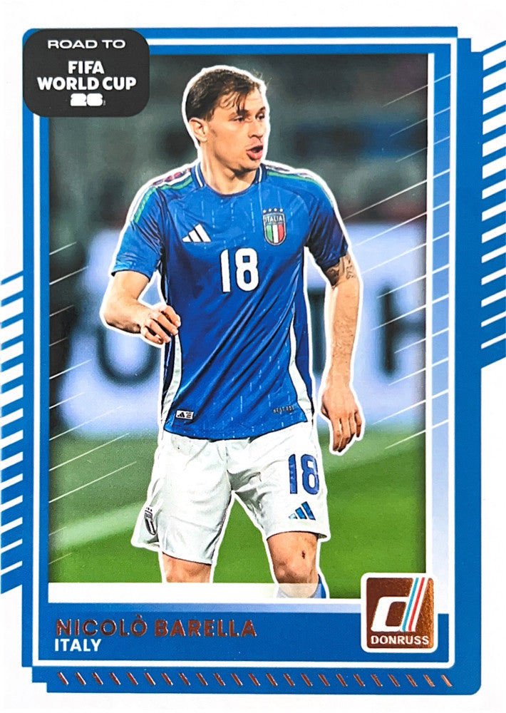 Nicolo Barella #114 Italy | 2025-26 Donruss Road to FIFA World Cup