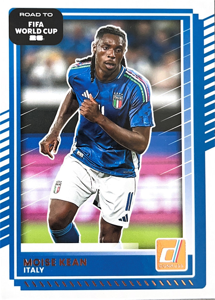 Moise Kean #111 Italy | 2025-26 Donruss Road to FIFA World Cup