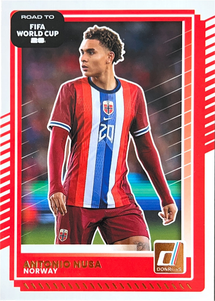 Antonio Nusa #168 Norway | 2025-26 Donruss Road to FIFA World Cup