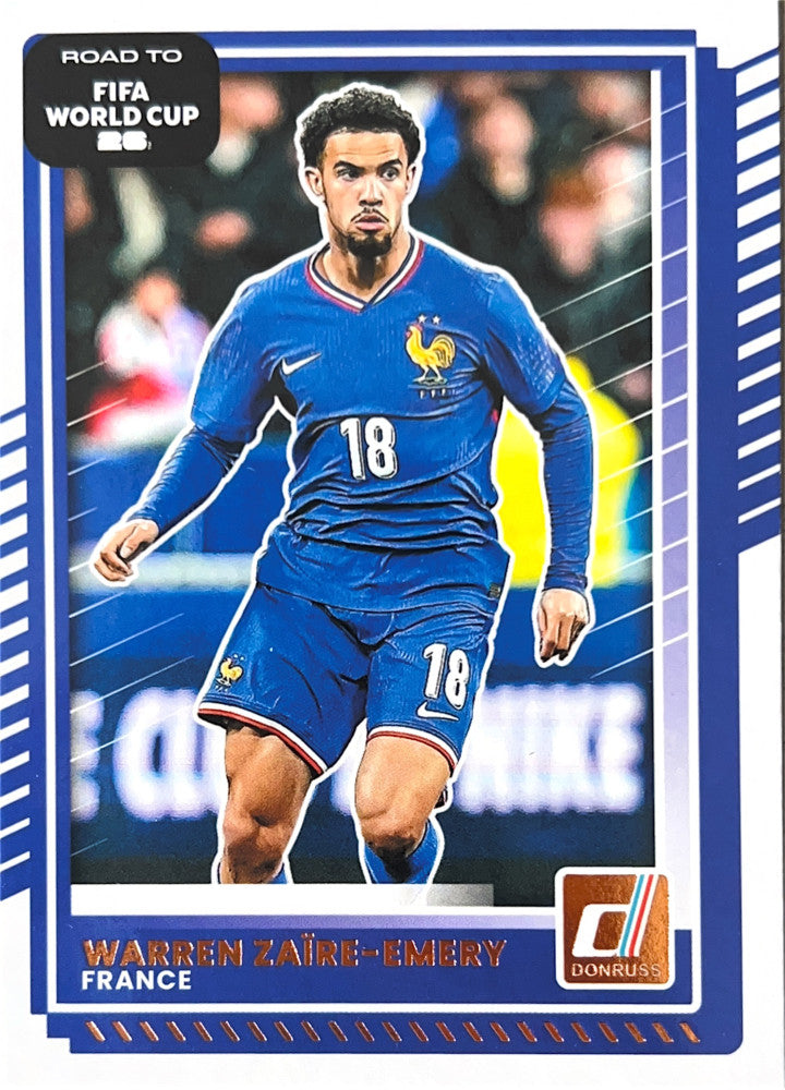Warren Zaire-Emery #149 France | 2025-26 Donruss Road to FIFA World Cup