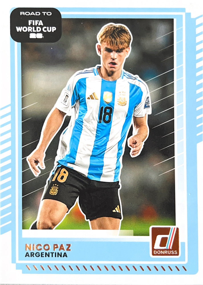 Nico Paz #164 Argentina | 2025-26 Donruss Road to FIFA World Cup