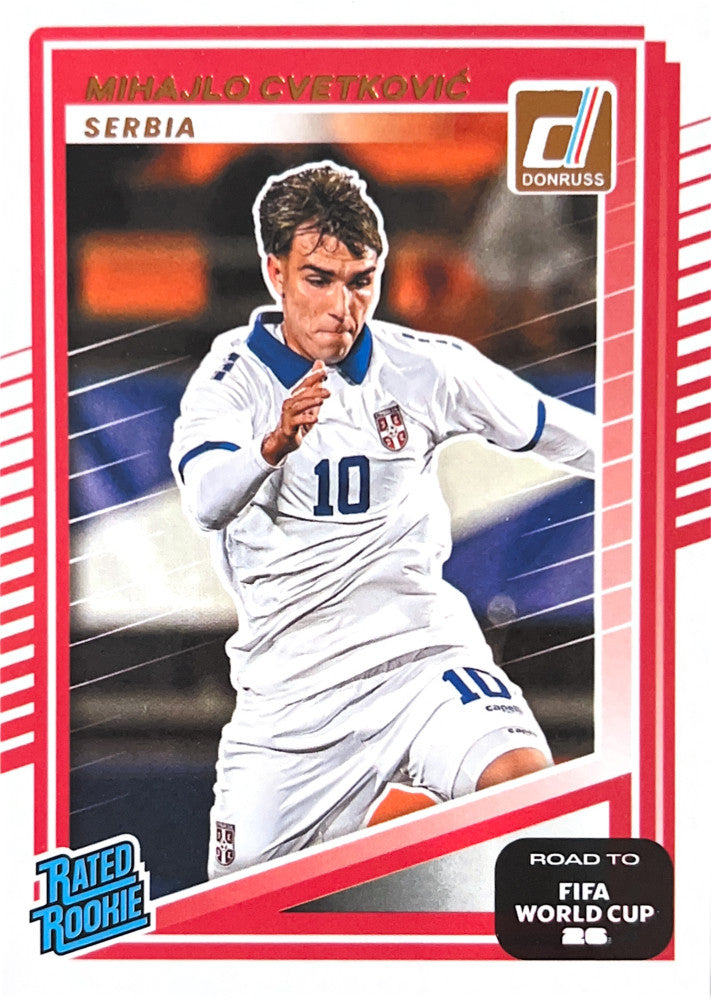 Mihajlo Cvetković #240 Serbia | 2025-26 Donruss Road to FIFA World Cup