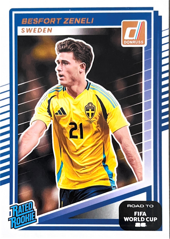 Besfort Zeneli #242 Sweden | 2025-26 Donruss Road to FIFA World Cup