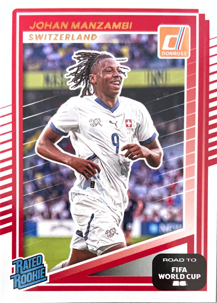 Johan Manzambi #250 Switzerland | 2025-26 Donruss Road to FIFA World Cup