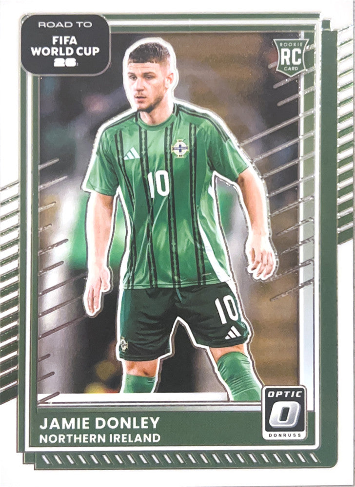 Jamie Donley #45 Northern Ireland | 2025-26 Donruss Road to FIFA World Cup Optic Parallel