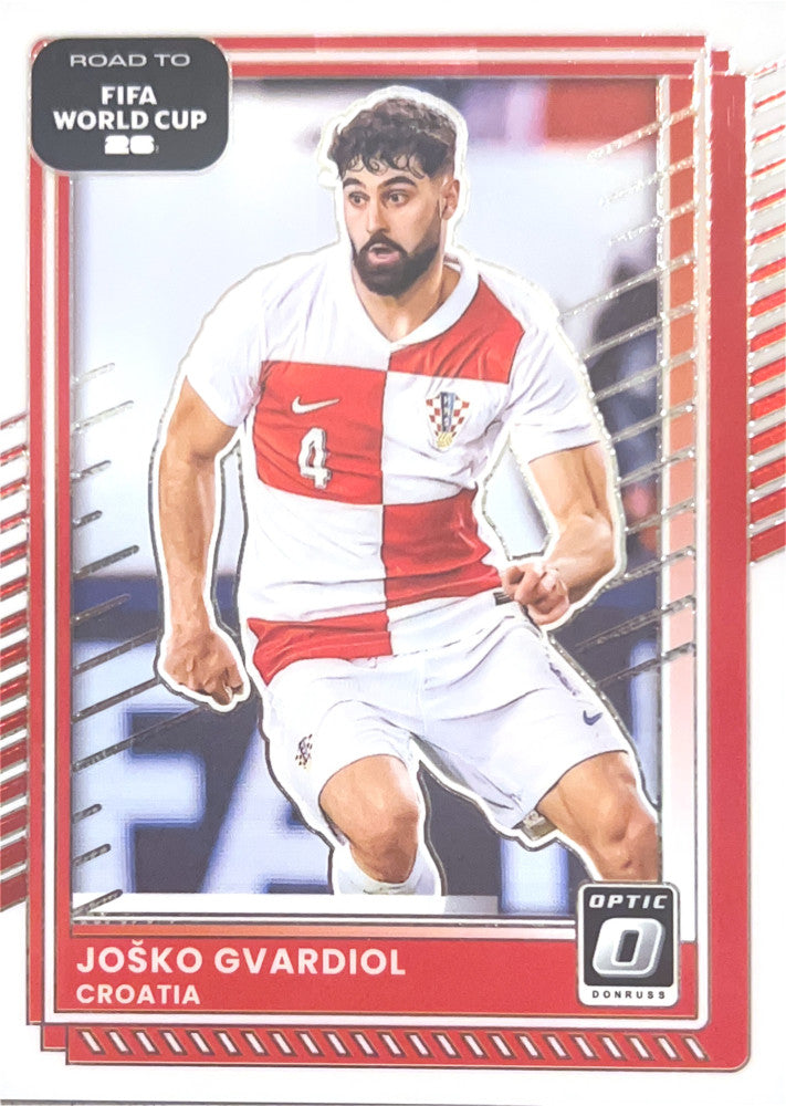 Josko Gvardiol #57 Croatia | 2025-26 Donruss Road to FIFA World Cup Optic Parallel