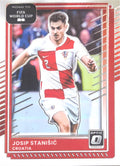 Josip Stanisic #60 Croatia | 2025-26 Donruss Road to FIFA World Cup Optic Parallel