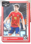 Martin Zubimendi #14 Spain | 2025-26 Donruss Road to FIFA World Cup Optic Parallel