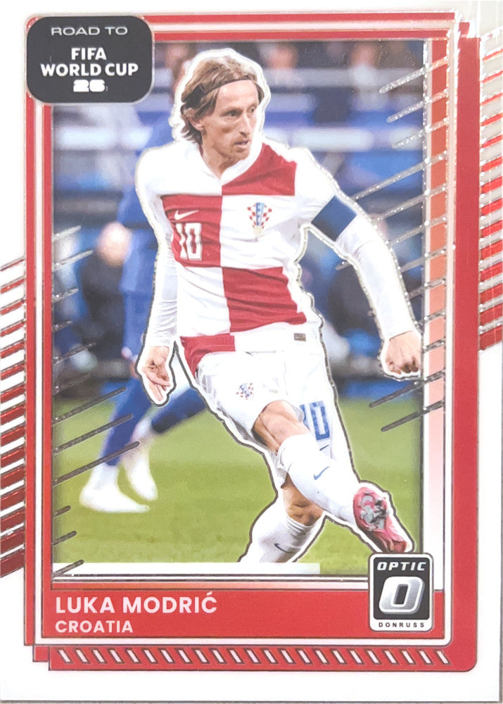 Luka Modric #61 Croatia | 2025-26 Donruss Road to FIFA World Cup Optic Parallel