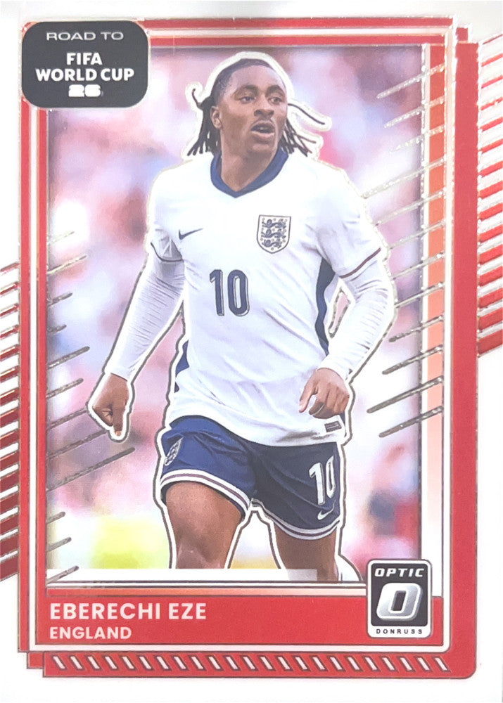 Eberechi Eze #68 England | 2025-26 Donruss Road to FIFA World Cup Optic Parallel