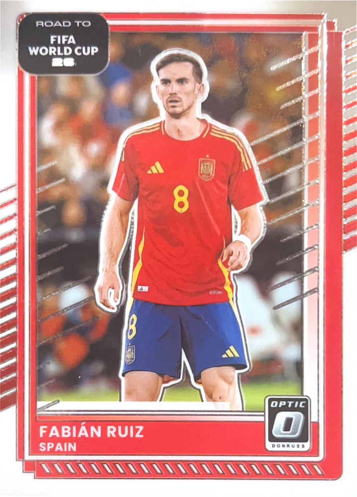 Fabian Ruiz #17 Spain | 2025-26 Donruss Road to FIFA World Cup Optic Parallel
