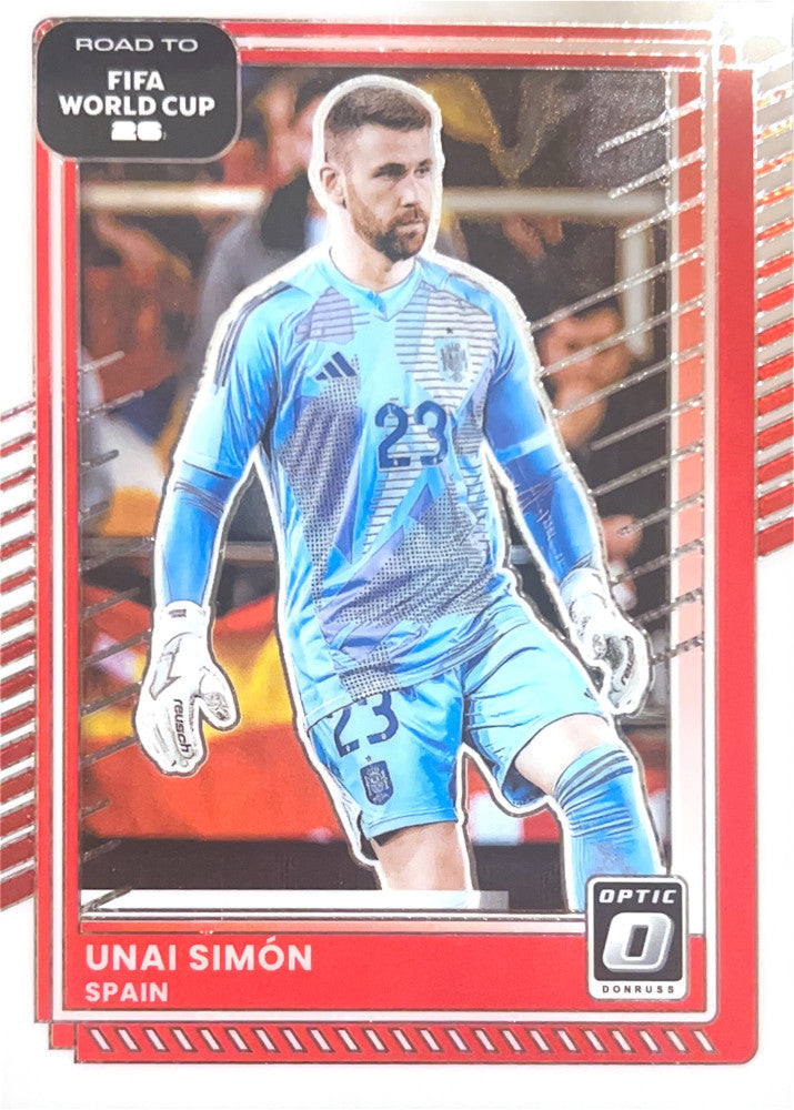Unai Simon #19 Spain | 2025-26 Donruss Road to FIFA World Cup Optic Parallel