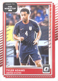 Tyler Adams #22 USA | 2025-26 Donruss Road to FIFA World Cup Optic Parallel