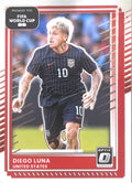 Diego Luna #26 USA | 2025-26 Donruss Road to FIFA World Cup Optic Parallel