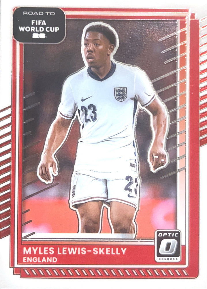 Myles Lewis-Skelly #72 England | 2025-26 Donruss Road to FIFA World Cup Optic Parallel